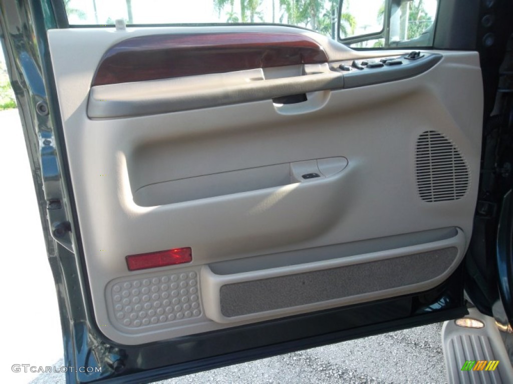 2003 Excursion Limited - Aspen Green Metallic / Medium Parchment photo #16