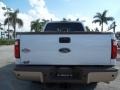 2011 White Platinum Metallic Tri-Coat Ford F250 Super Duty King Ranch Crew Cab 4x4  photo #7