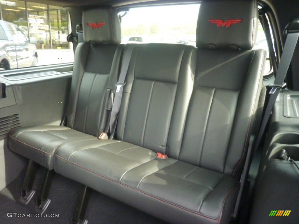 Charcoal Black/Red Interior 2008 Ford Expedition Funkmaster Flex Limited 4x4 Photo #55126944