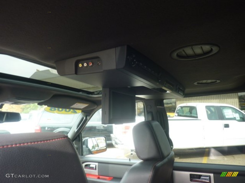 Charcoal Black/Red Interior 2008 Ford Expedition Funkmaster Flex Limited 4x4 Photo #55126962