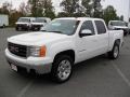 2008 Summit White GMC Sierra 1500 SLE Crew Cab  photo #1