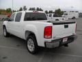 2008 Summit White GMC Sierra 1500 SLE Crew Cab  photo #2