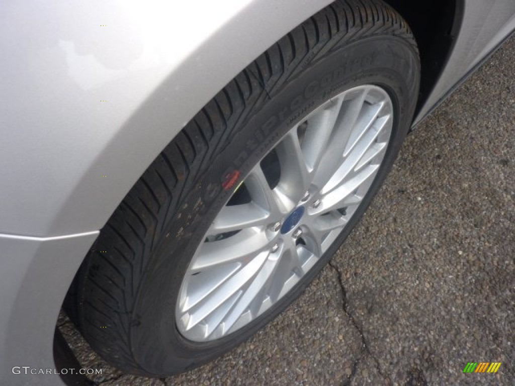 2012 Focus SEL Sedan - Ingot Silver Metallic / Charcoal Black Leather photo #9