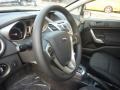 Charcoal Black 2012 Ford Fiesta SE Sedan Steering Wheel