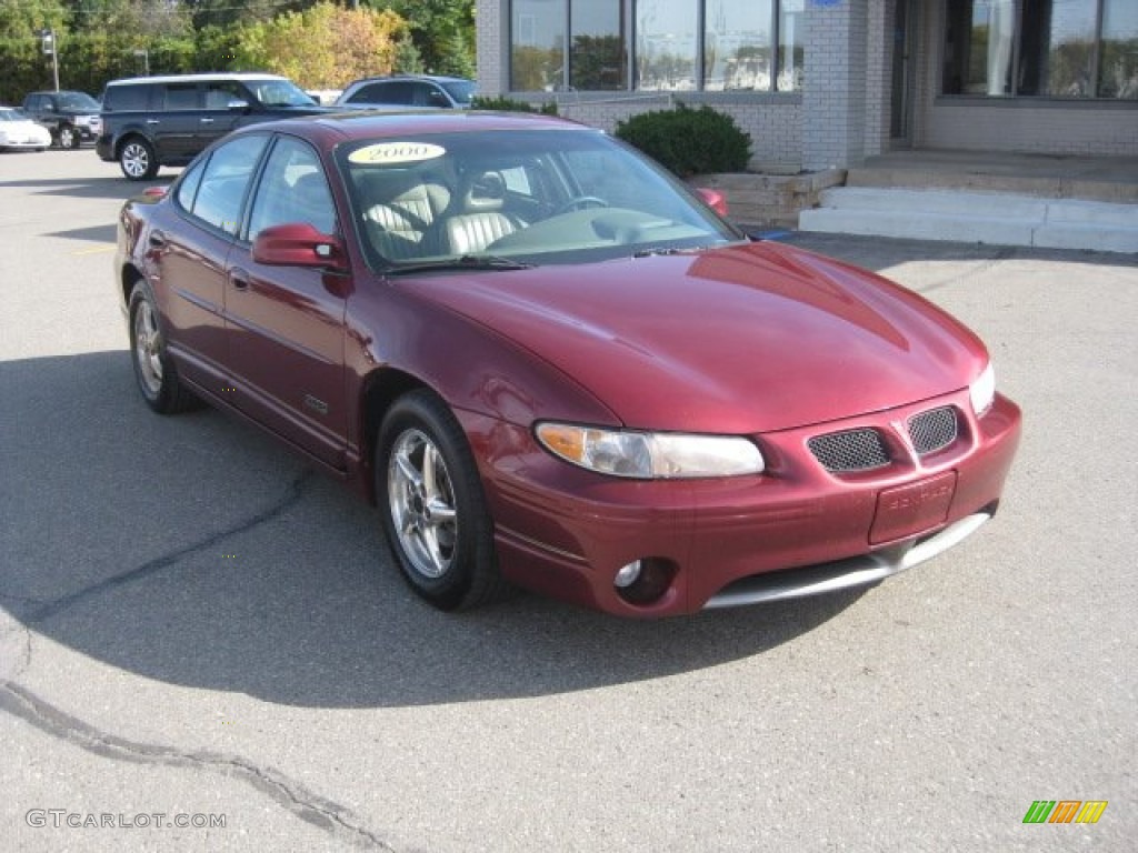 2000 Grand Prix GTP Sedan - Redfire Metallic / Dark Taupe photo #1