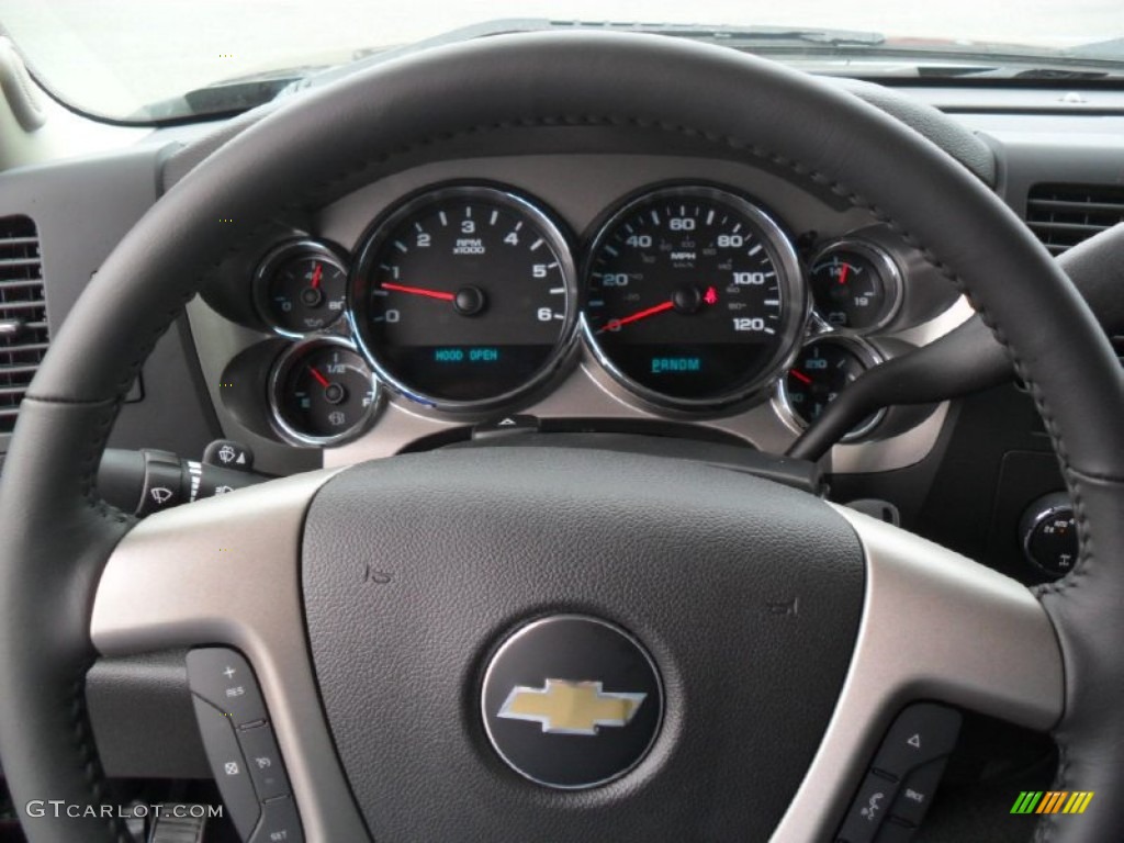 2012 Silverado 1500 LT Crew Cab 4x4 - Black / Ebony photo #12