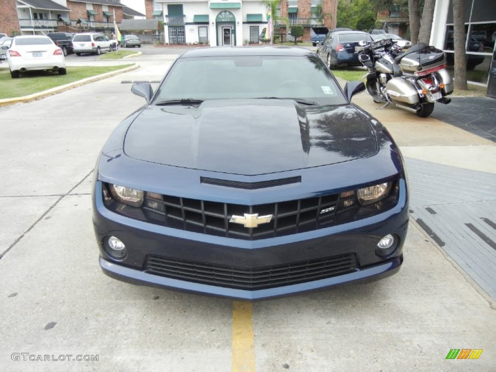 2010 Camaro SS Coupe - Imperial Blue Metallic / Black photo #2