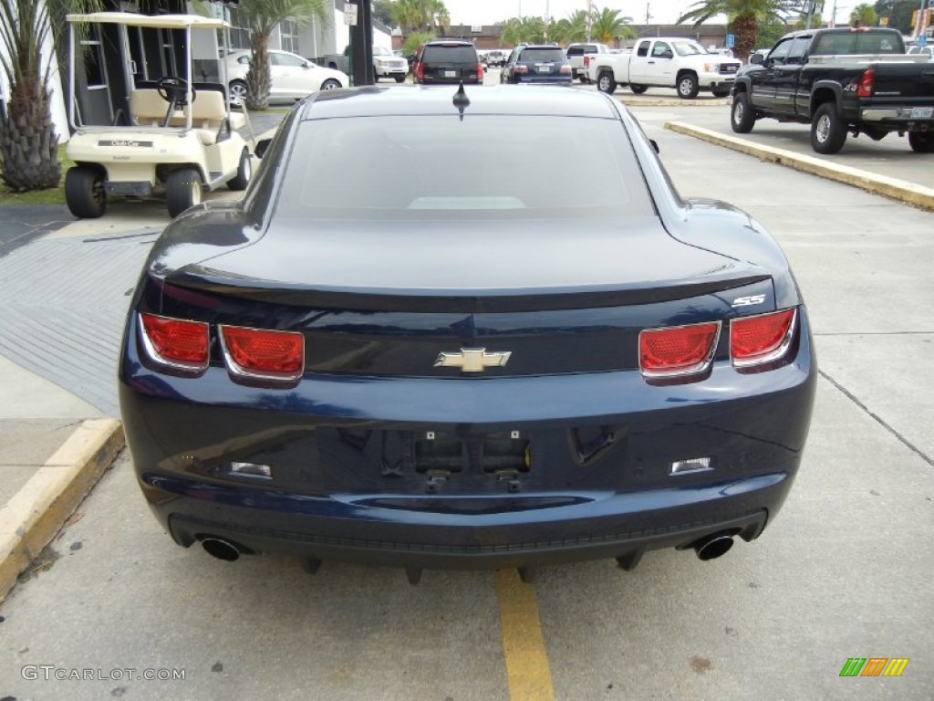 2010 Camaro SS Coupe - Imperial Blue Metallic / Black photo #3