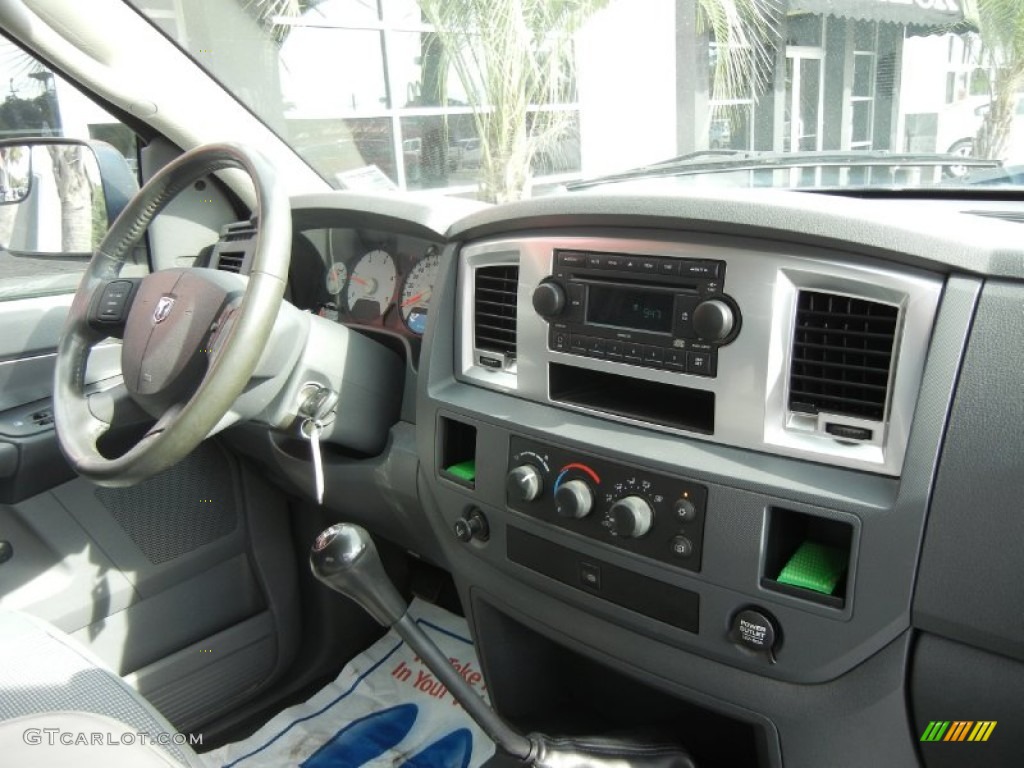 2007 Dodge Ram 2500 SLT Mega Cab Medium Slate Gray Dashboard Photo #55130109