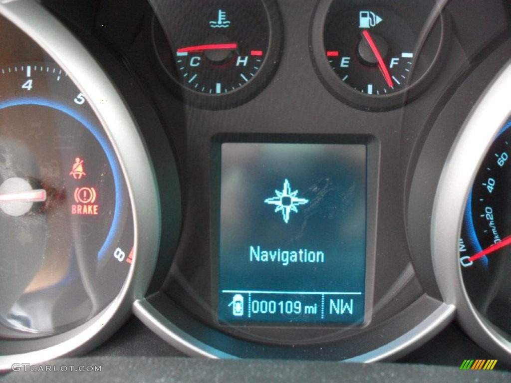 2012 Cruze LS - Ice Blue Metallic / Jet Black/Medium Titanium photo #12