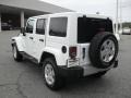 Bright White 2012 Jeep Wrangler Unlimited Sahara 4x4 Exterior