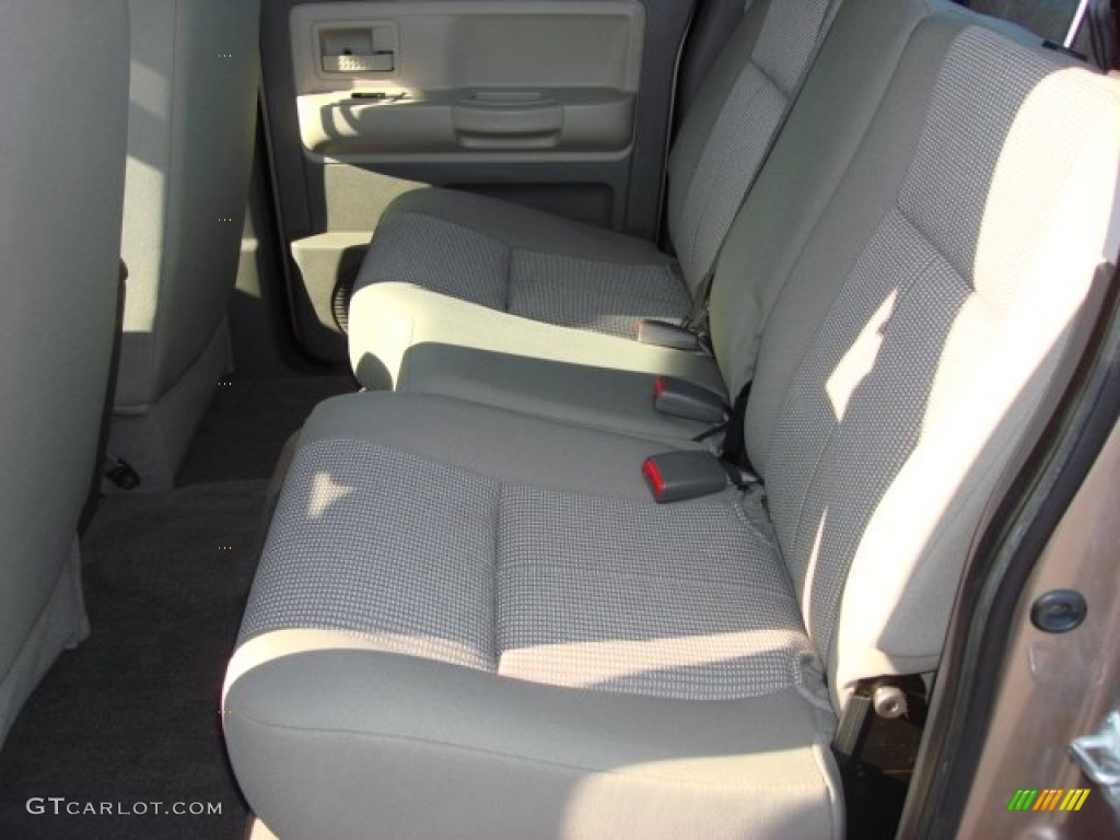 Dark Khaki/Medium Khaki Interior 2009 Dodge Dakota Big Horn Crew Cab Photo #55132527