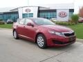 2011 Spicy Red Kia Optima LX  photo #1