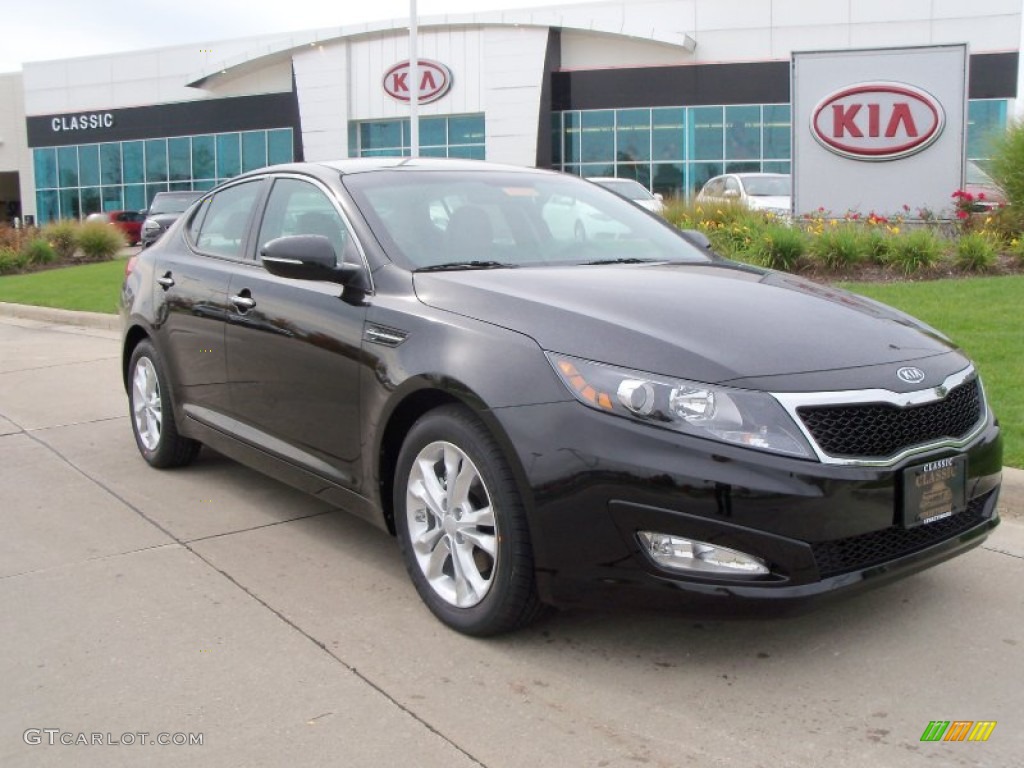 Ebony Black Kia Optima