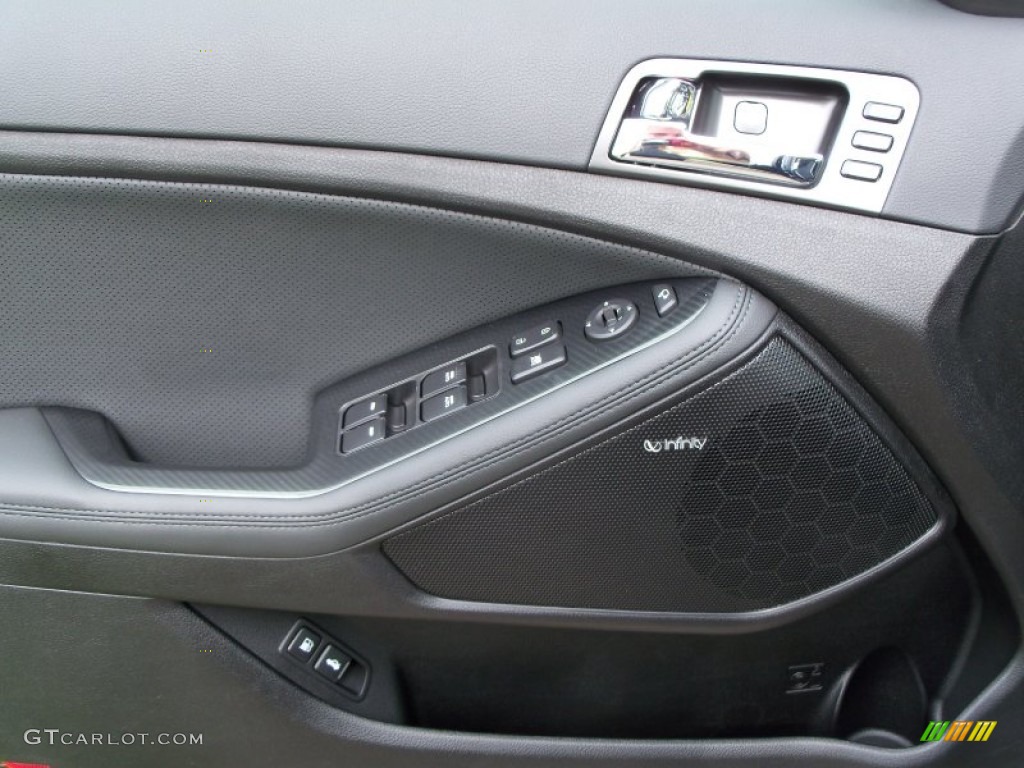 2012 Kia Optima SX Black Door Panel Photo #55134411