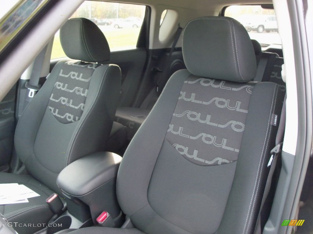 Black Soul Logo Cloth Interior 2012 Kia Soul + Photo #55134501