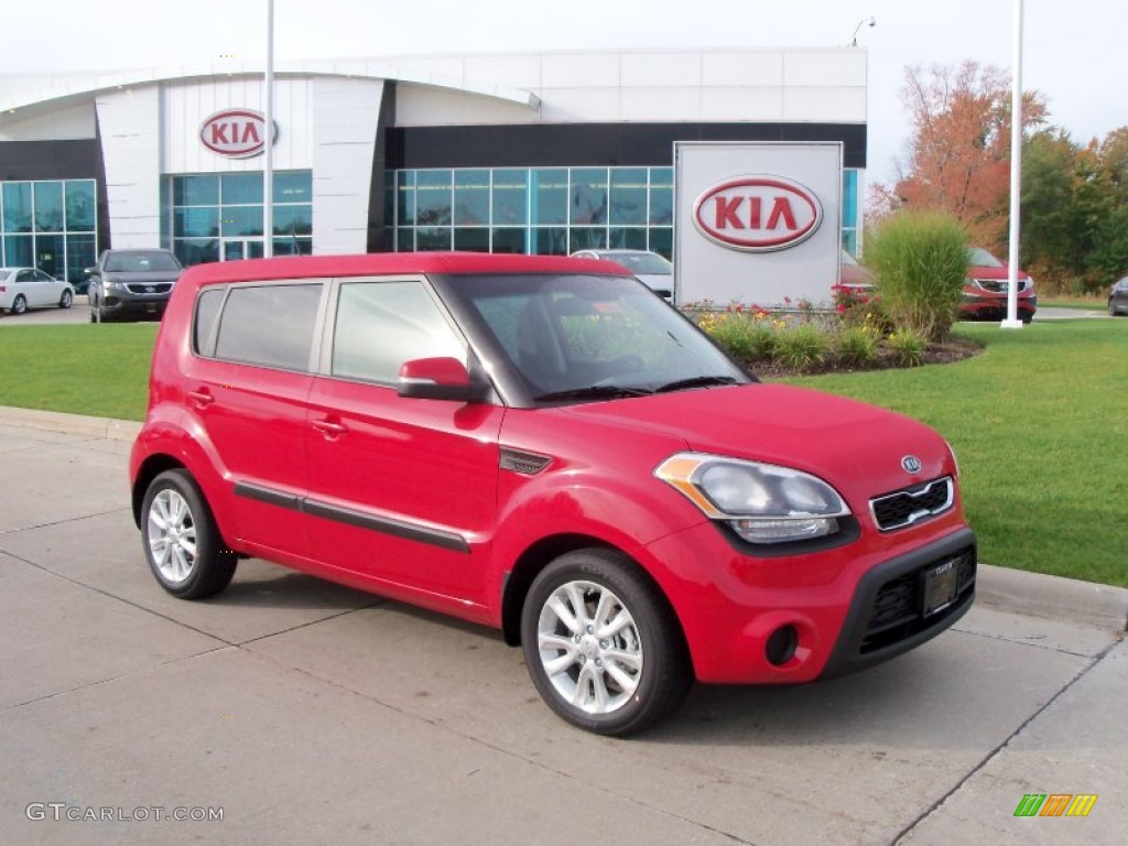Molten Red 2012 Kia Soul + Exterior Photo #55135096