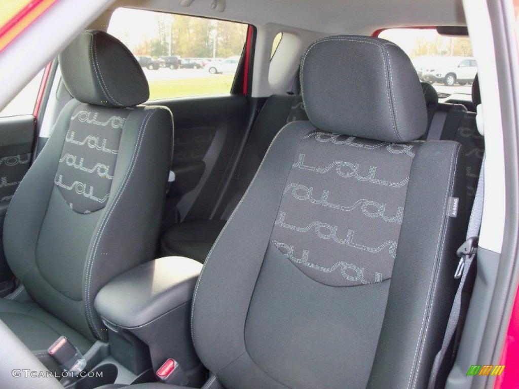 Black Soul Logo Cloth Interior 2012 Kia Soul + Photo #55135141