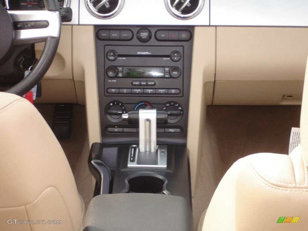 2006 Mustang GT Premium Convertible - Windveil Blue Metallic / Light Parchment photo #13