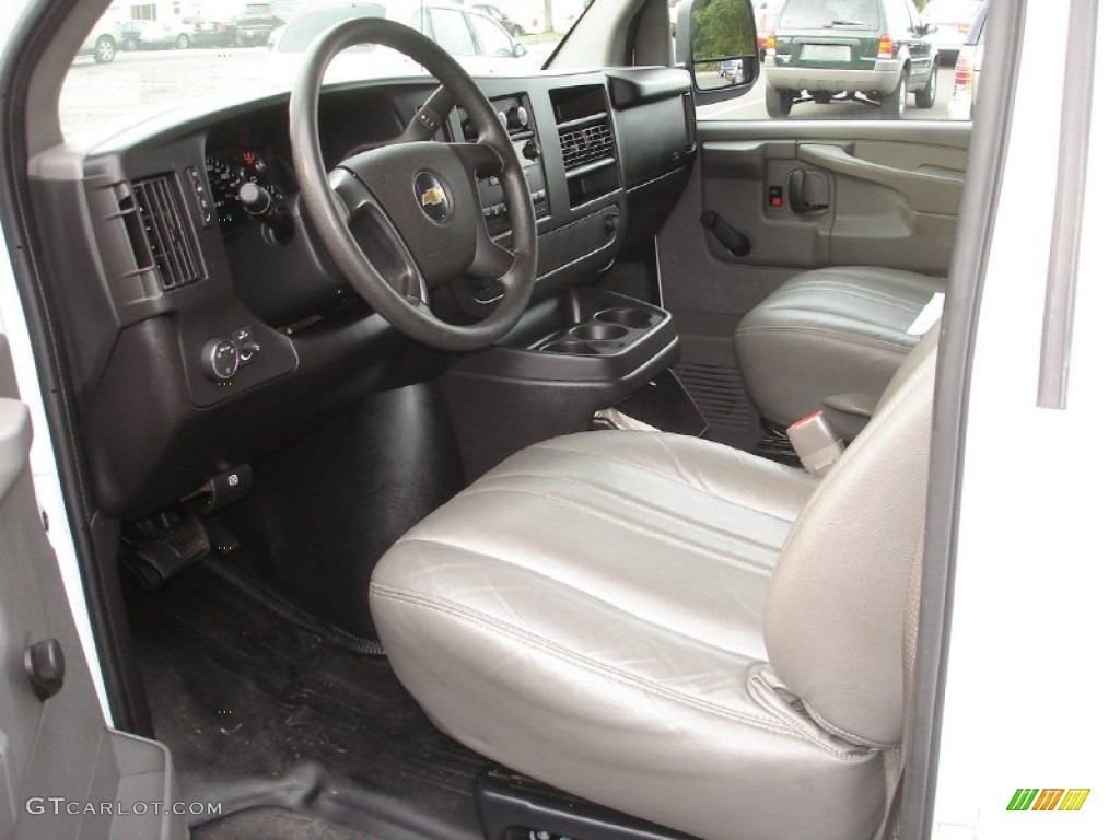 Medium Pewter Interior 2011 Chevrolet Express 2500 Extended Cargo Van Photo #55136363