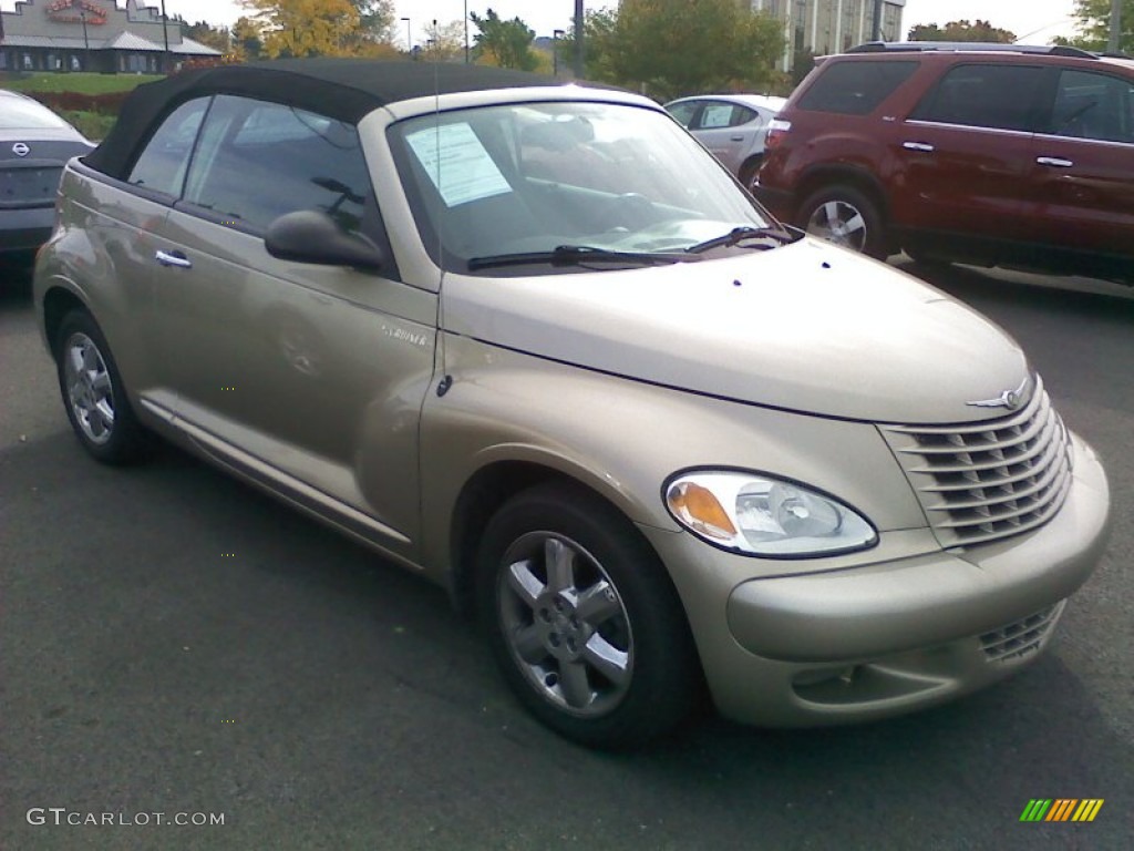 2005 PT Cruiser Touring Turbo Convertible - Linen Gold Metallic Pearl / Taupe/Pearl Beige photo #1