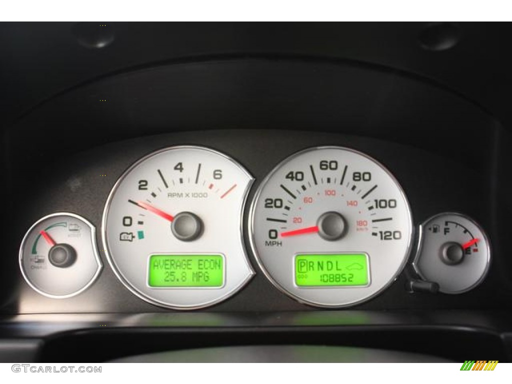 2005 Ford Escape Hybrid 4WD Gauges Photo #55136591