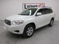 2009 Blizzard White Pearl Toyota Highlander   photo #1