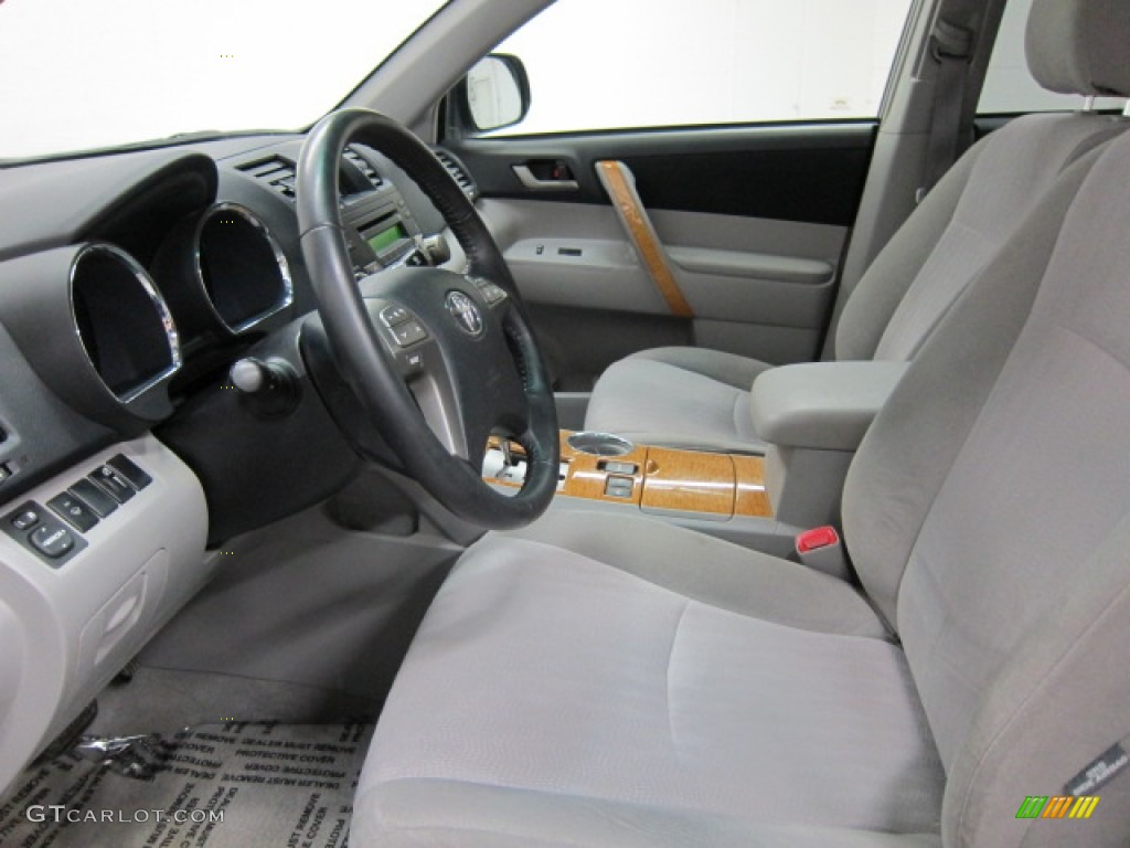 Ash Gray Interior 2008 Toyota Highlander Hybrid 4WD Photo #55137416