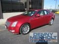 2008 Crystal Red Cadillac CTS 4 AWD Sedan  photo #1