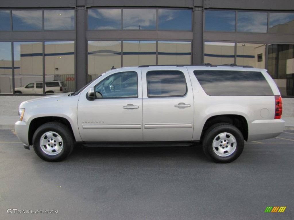 2009 Suburban LT 4x4 - Gold Mist Metallic / Light Titanium/Dark Titanium photo #2