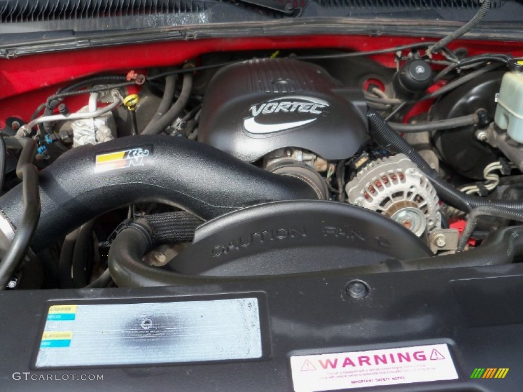 2002 Chevrolet Silverado 1500 LS Regular Cab 4x4 4.8 Liter OHV 16 Valve Vortec V8 Engine Photo #55140657