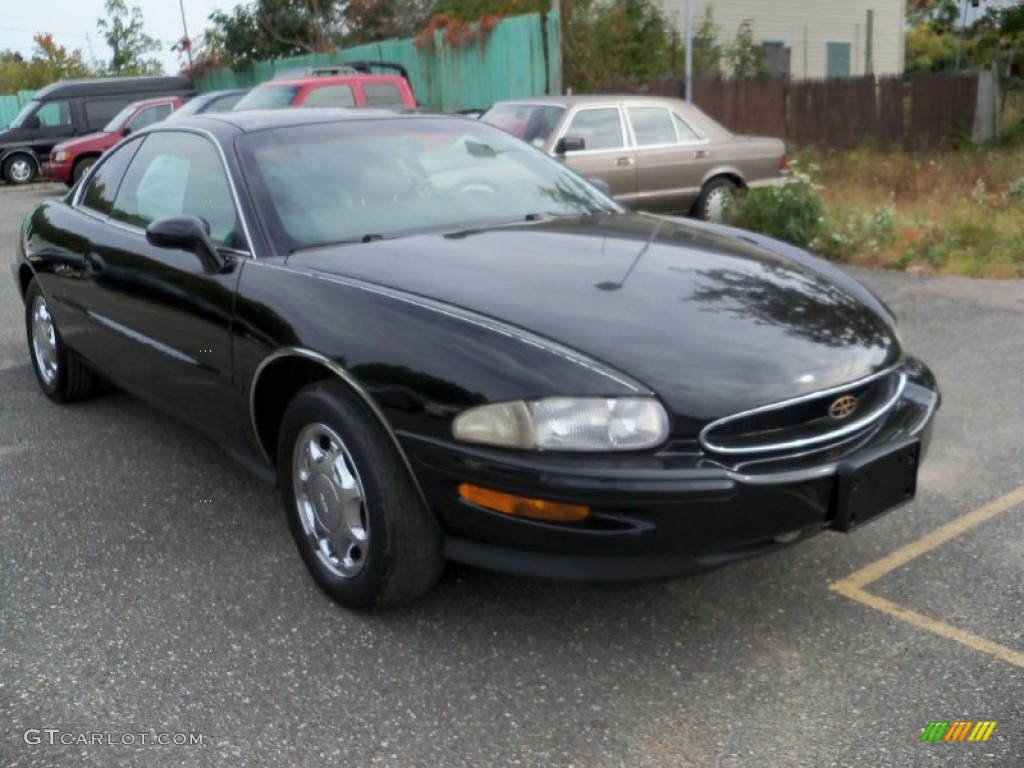 1998 Riviera Supercharged Coupe - Black / Medium Gray photo #2