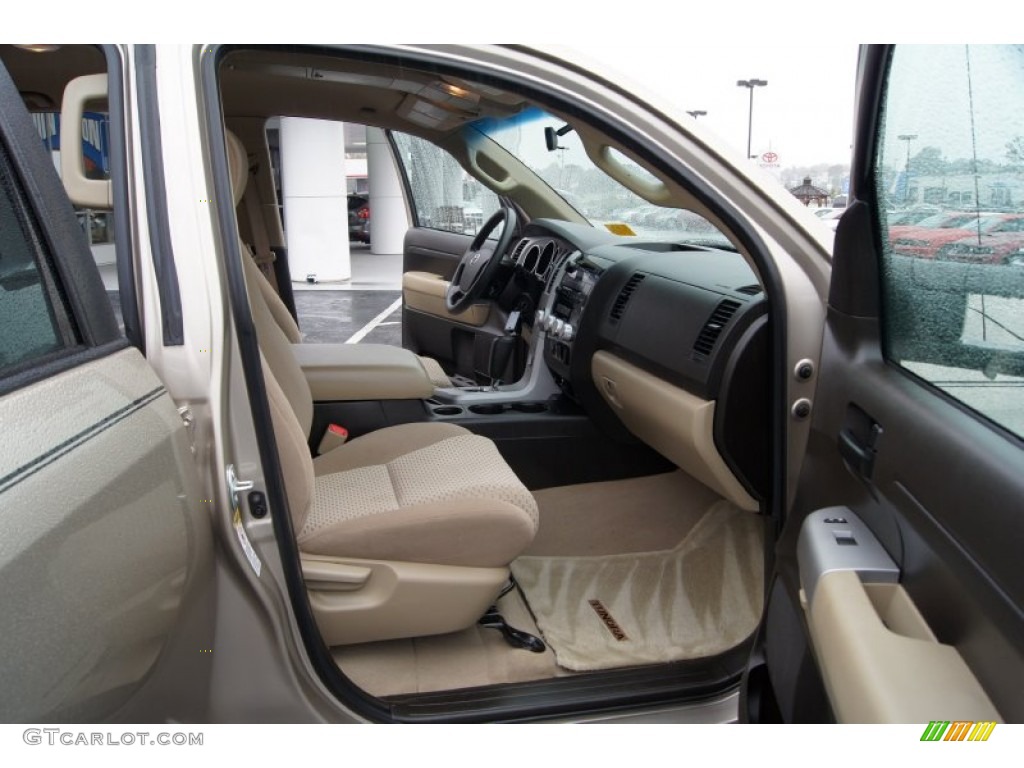 2008 Tundra SR5 CrewMax 4x4 - Desert Sand Mica / Beige photo #12