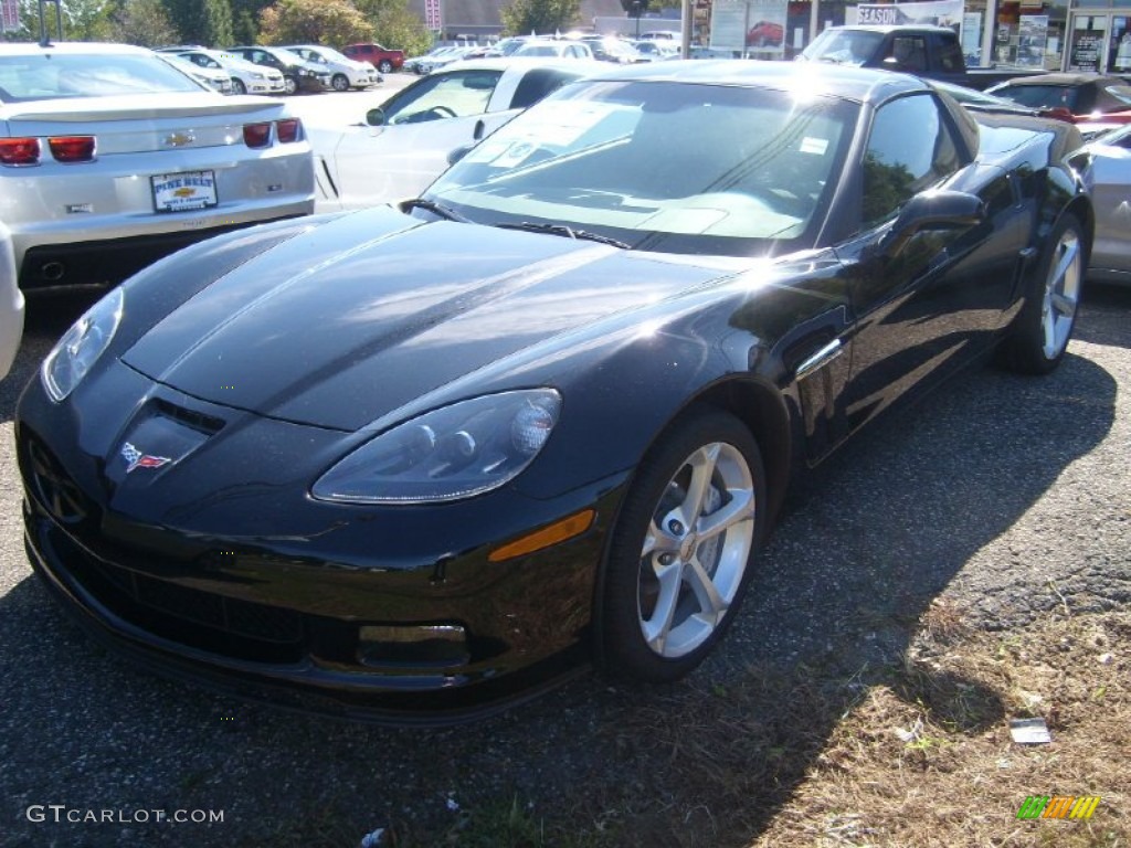 2011 Corvette Grand Sport Coupe - Black / Ebony Black photo #1