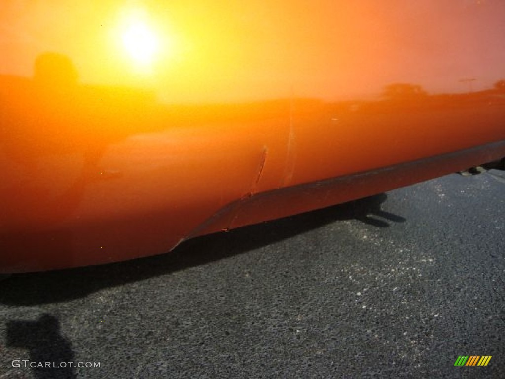 2005 Sentra SE-R - Volcanic Orange / Charcoal photo #33