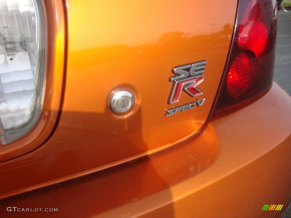 2005 Sentra SE-R - Volcanic Orange / Charcoal photo #34