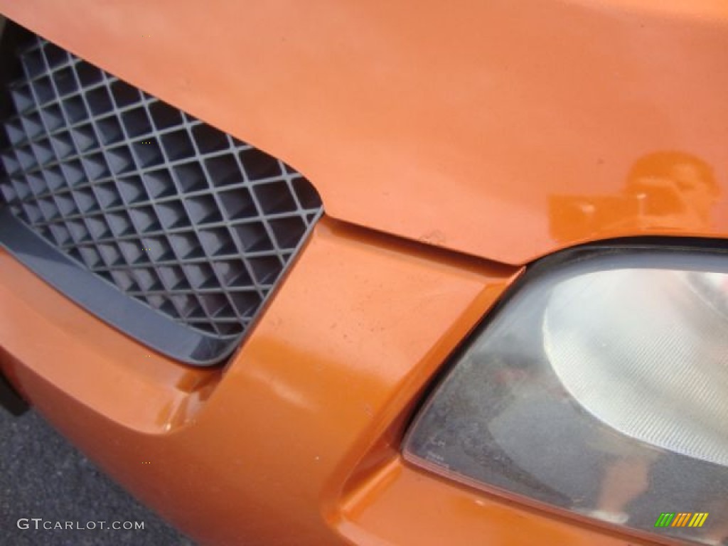 2005 Sentra SE-R - Volcanic Orange / Charcoal photo #38