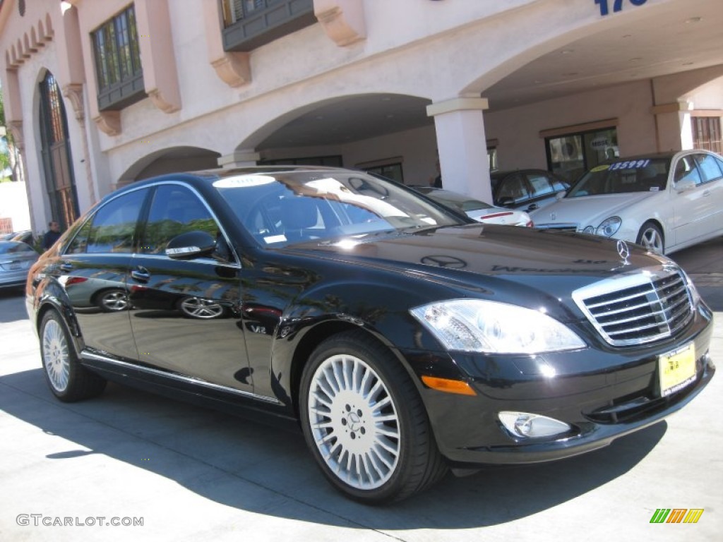 2007 S 600 Sedan - Black / Black photo #1