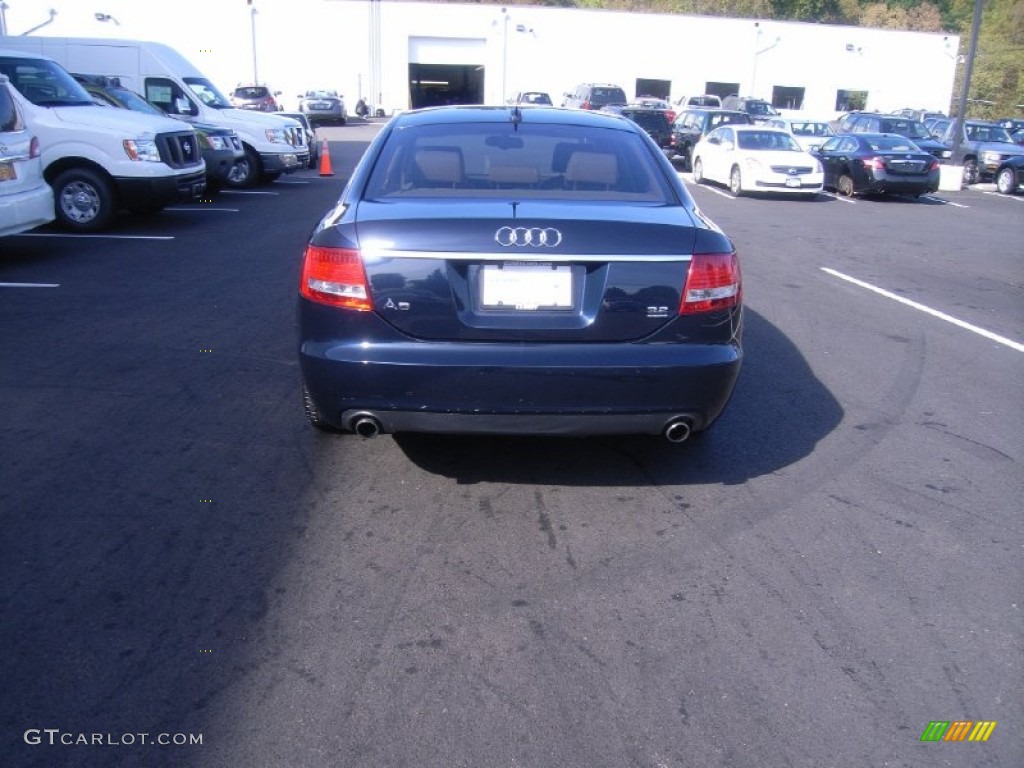 2006 A6 3.2 quattro Sedan - Night Blue Pearl / Beige photo #4