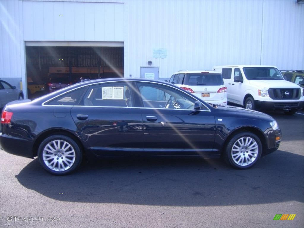 2006 A6 3.2 quattro Sedan - Night Blue Pearl / Beige photo #6