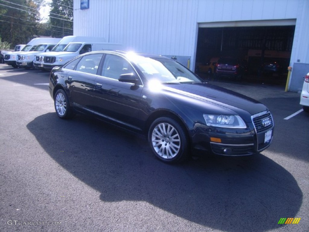 2006 A6 3.2 quattro Sedan - Night Blue Pearl / Beige photo #7
