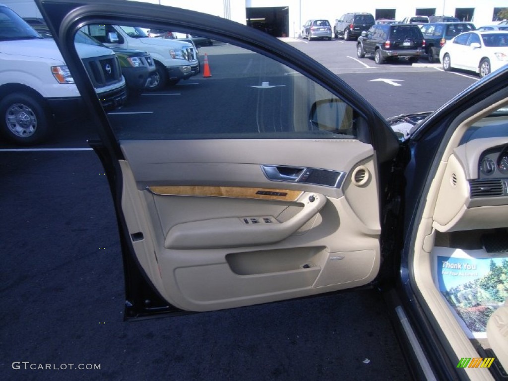 2006 A6 3.2 quattro Sedan - Night Blue Pearl / Beige photo #19