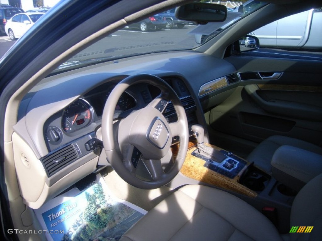 2006 A6 3.2 quattro Sedan - Night Blue Pearl / Beige photo #23