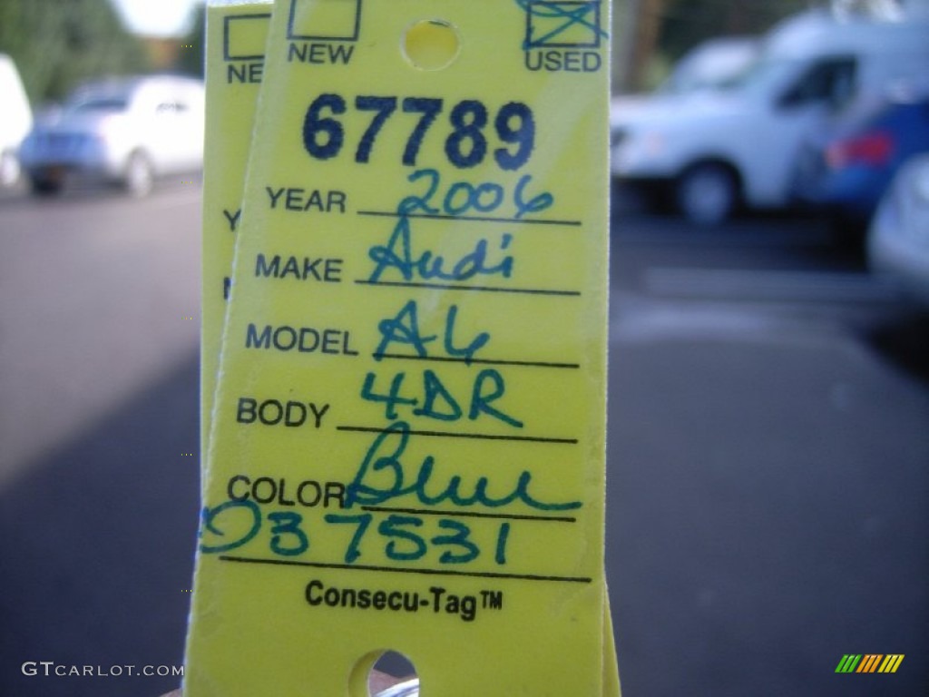 2006 A6 3.2 quattro Sedan - Night Blue Pearl / Beige photo #29