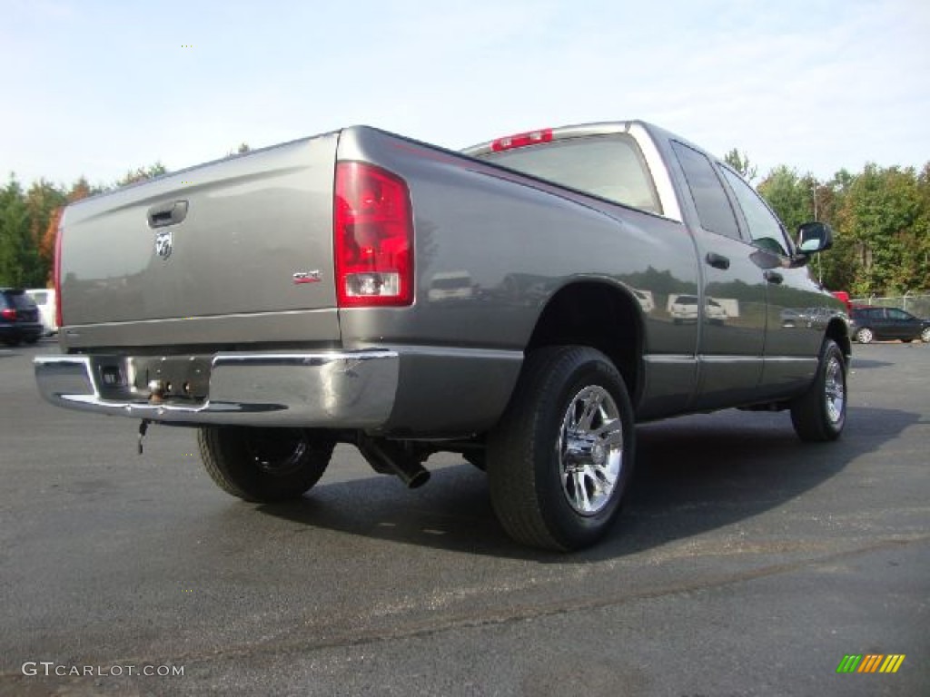 2005 Ram 1500 SLT Quad Cab - Mineral Gray Metallic / Dark Slate Gray photo #5