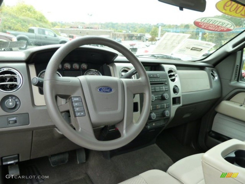 2009 F150 XLT SuperCab 4x4 - Pueblo Gold Metallic / Camel/Tan photo #10