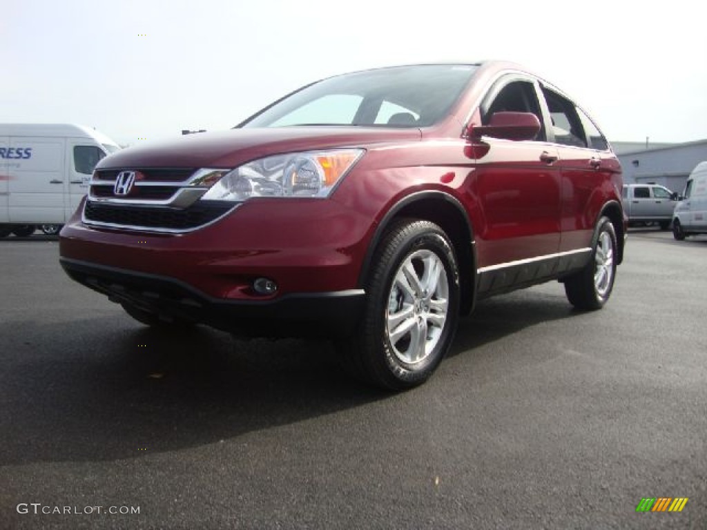 2011 CR-V EX-L - Tango Red Pearl / Gray photo #1