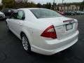 2012 White Platinum Tri-Coat Ford Fusion SEL V6  photo #4