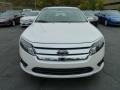 2012 White Platinum Tri-Coat Ford Fusion SEL V6  photo #6