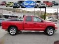 2007 Flame Red Dodge Ram 1500 Big Horn Edition Quad Cab 4x4  photo #7